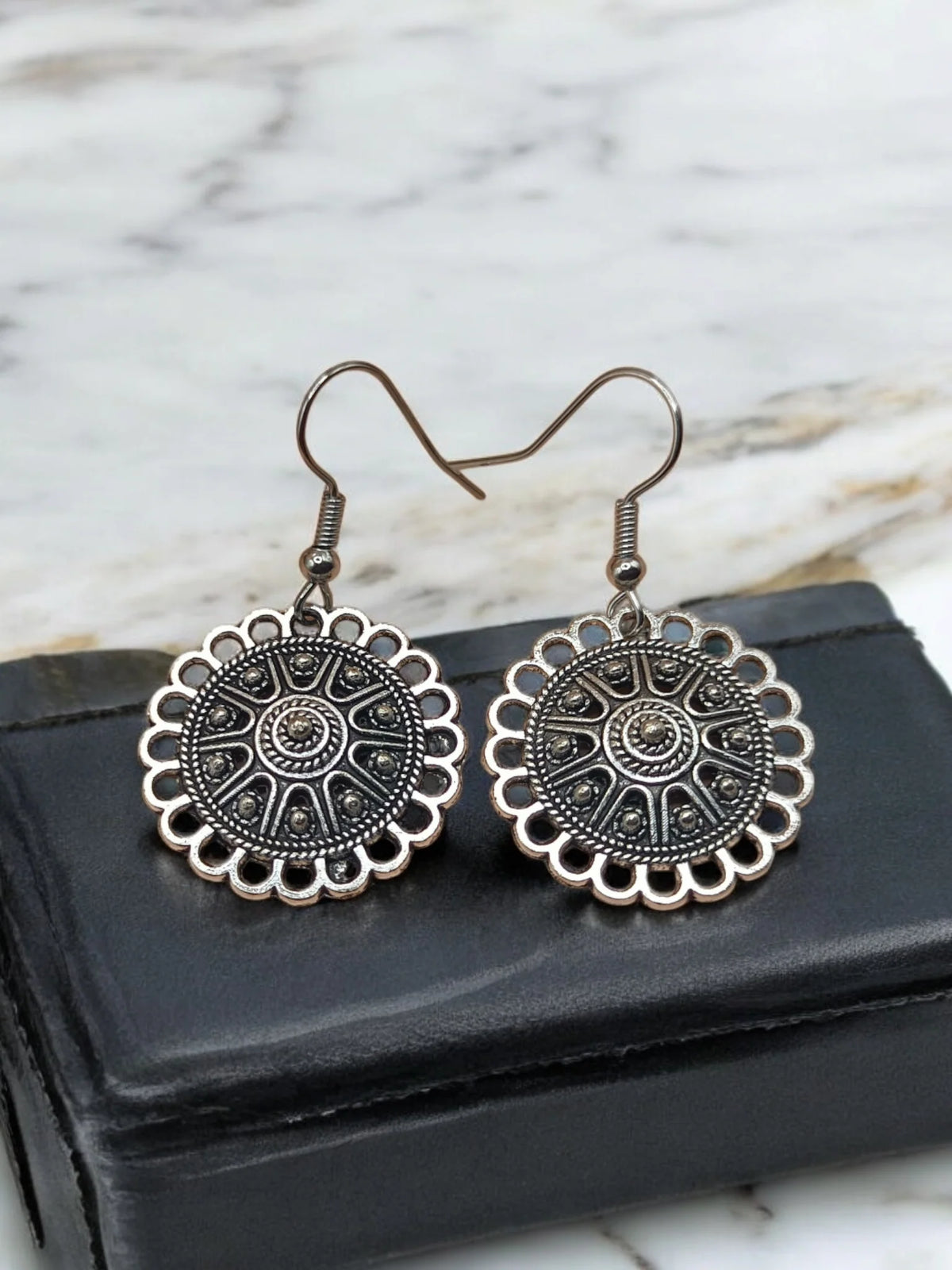 Set of 7 Beautiful Medium and Small Oxidized Earrings[SKU :- OX4]