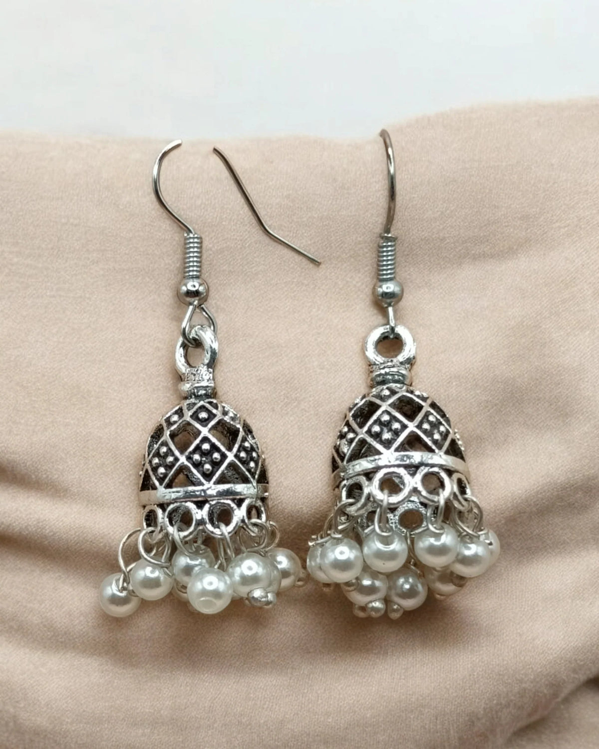 Set of 7 Beautiful Medium and Small Oxidized Earrings[SKU :- OX7]