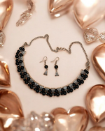 Black Pearl Oxidized Jewelry Set
