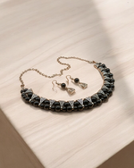 Black Pearl Oxidized Jewelry Set