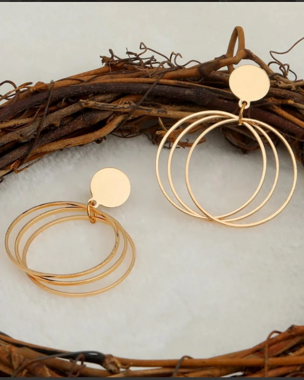 Set of 4 Urban Chic Statement Earrings