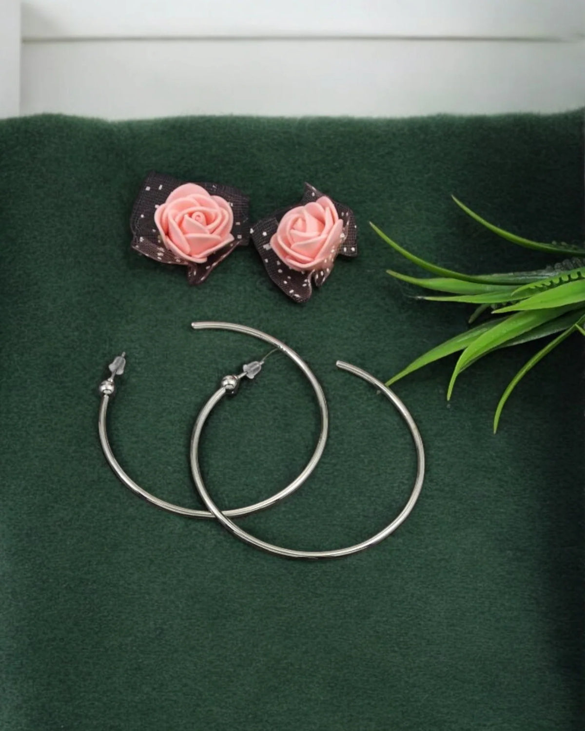 Set of 4 Classy Statement Earrings for Parties