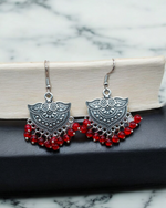 Handcrafted Multicolor Oxidized Jhumkas