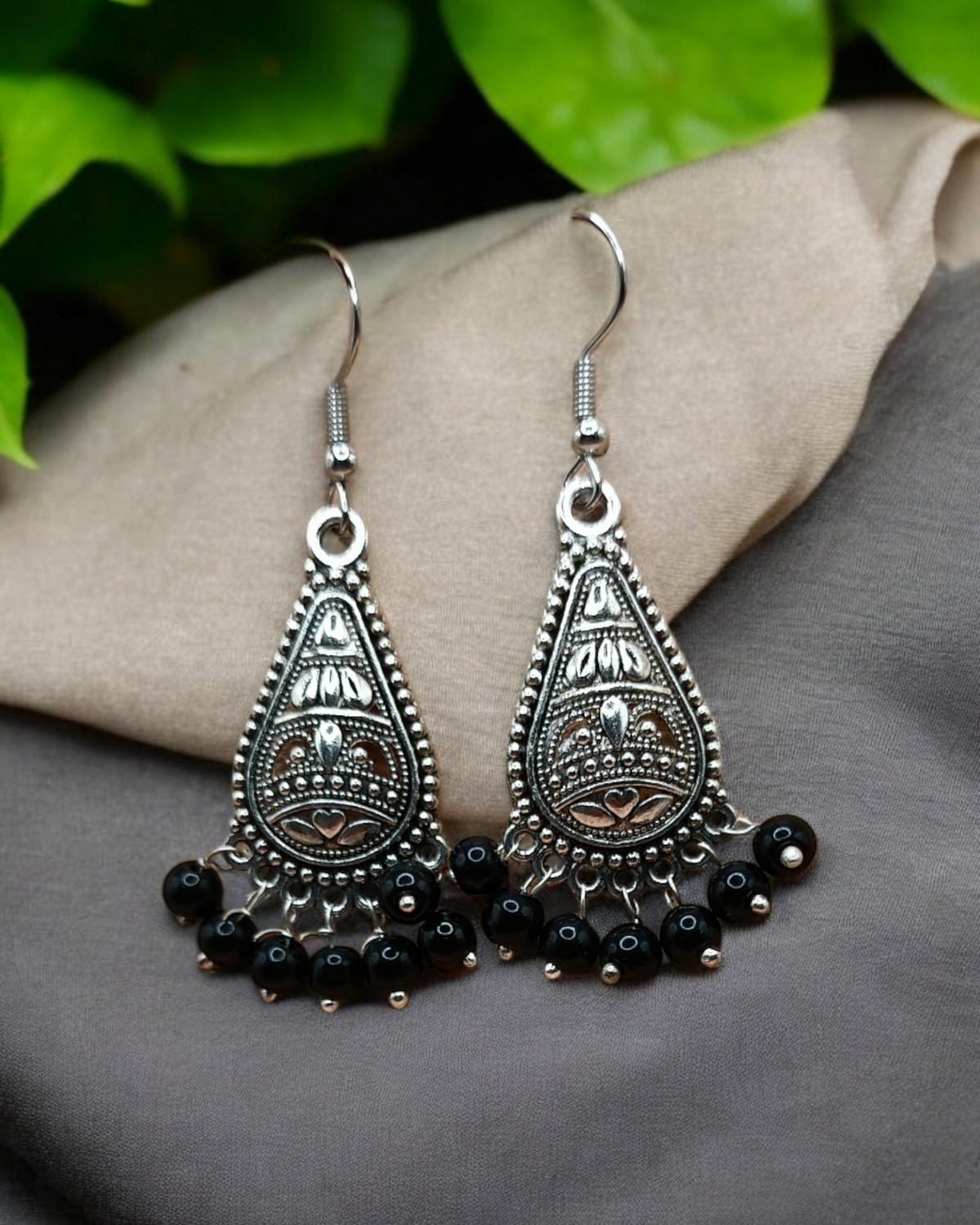 Round Pearl Drop Earrings for Women