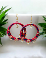 Jaipuri Multicolor Meenakari Pyramid Drop Earrings
