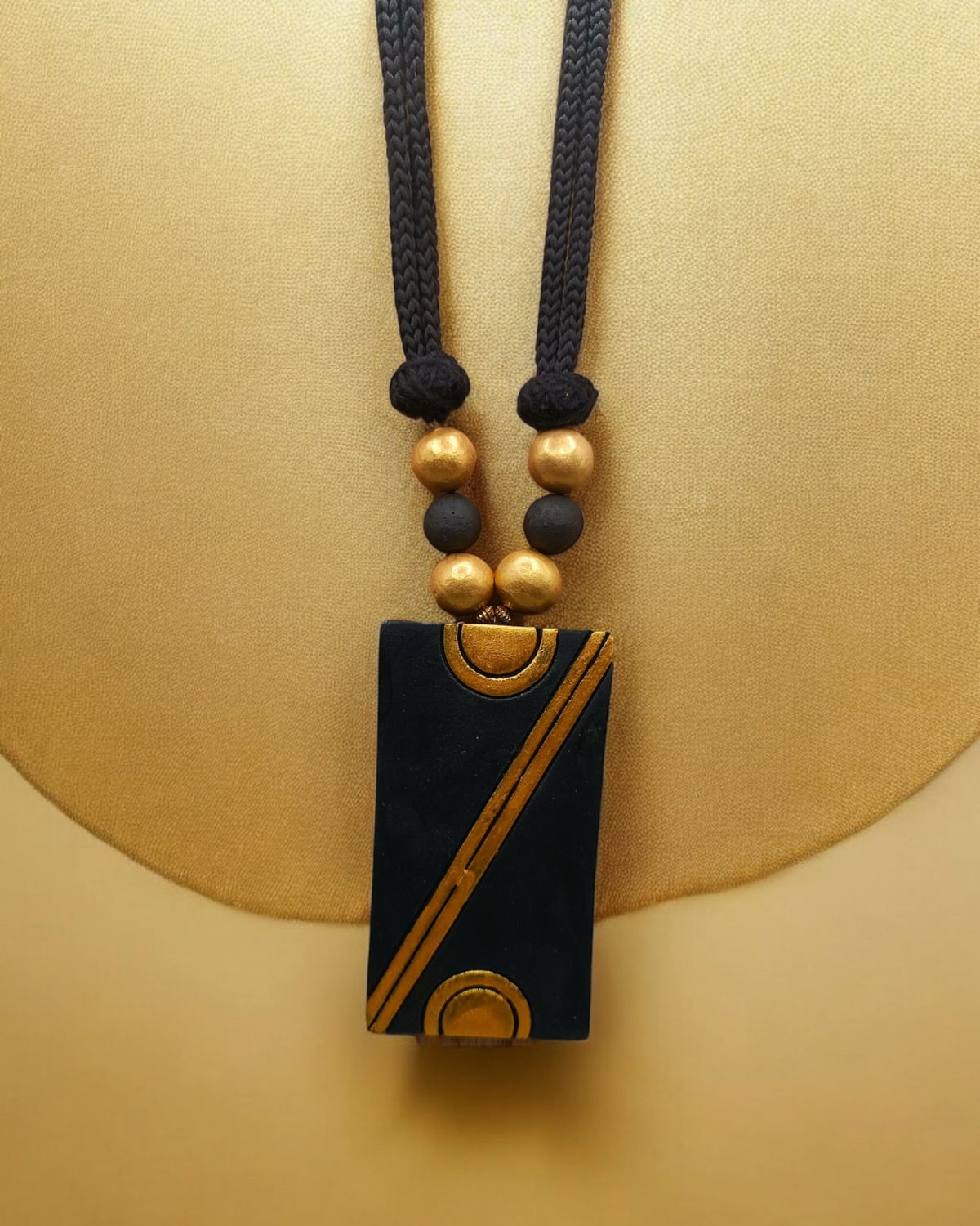 Terracotta Designer Necklace and Earring Set