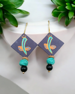 Artisan Handmade Fabric Earrings – Trendy & Stylish