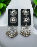 Lightweight Handmade Fabric Jhumka Earrings