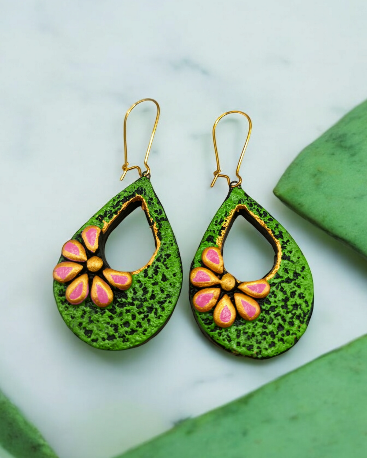 Handmade Terracotta Earrings