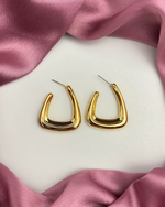 Sleek Geometric Drop Earrings