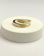Adjustable Gold Stone Ring