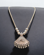 Royal Oxidized Necklace & Earrings Set