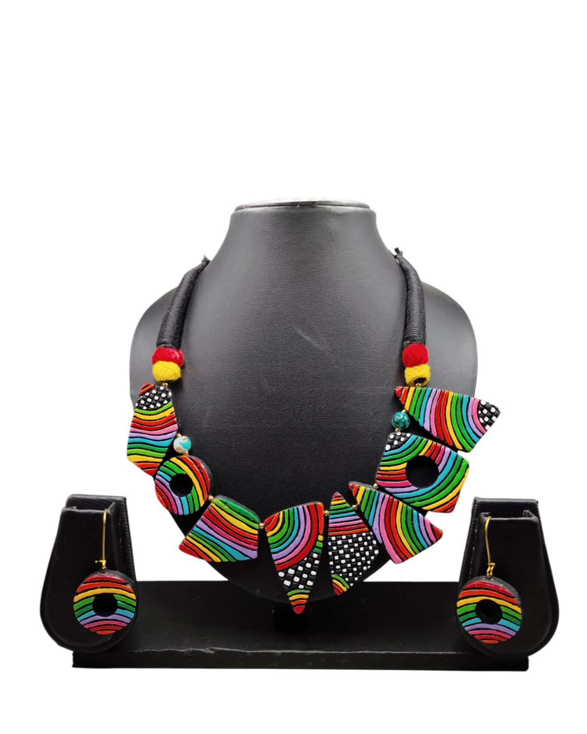 Designer Terracotta Necklace & Earring Set