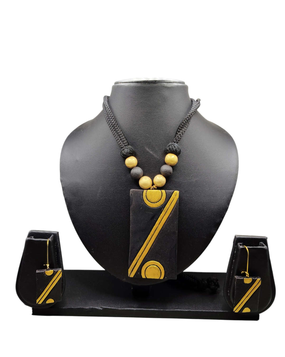 Terracotta Designer Necklace and Earring Set