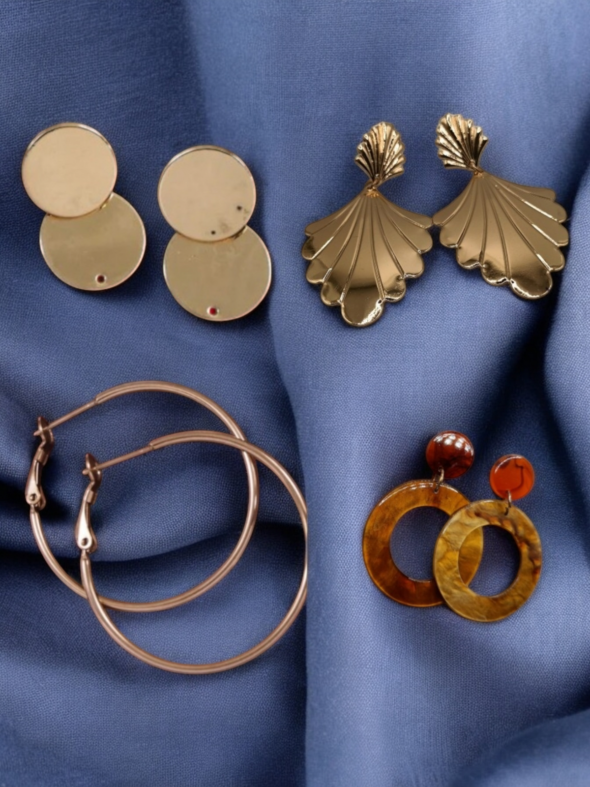 Set of 4 Modern Elegance Earrings